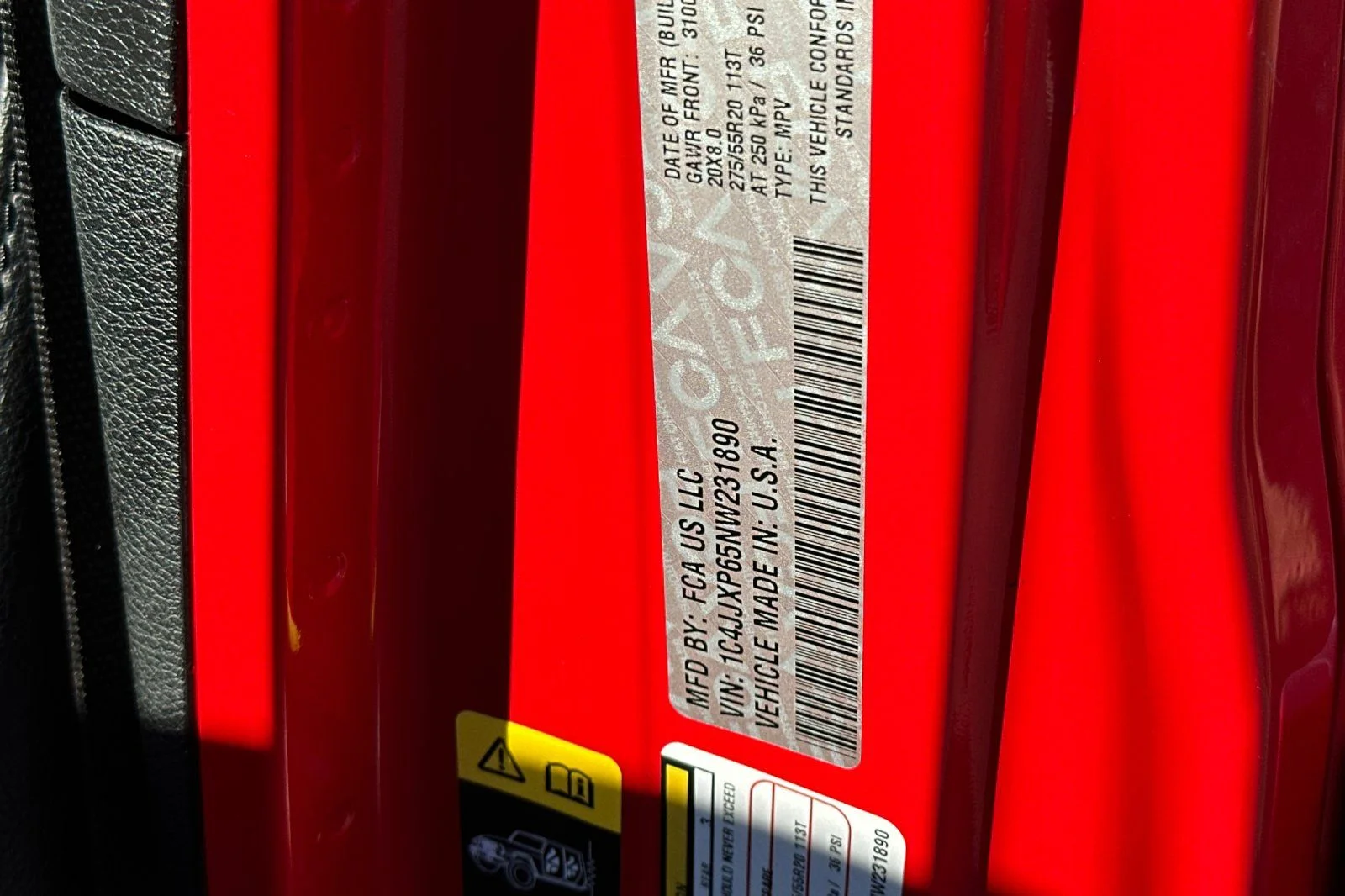 Used 2022 Red Jeep Unlimited Sahara 4xe image 35