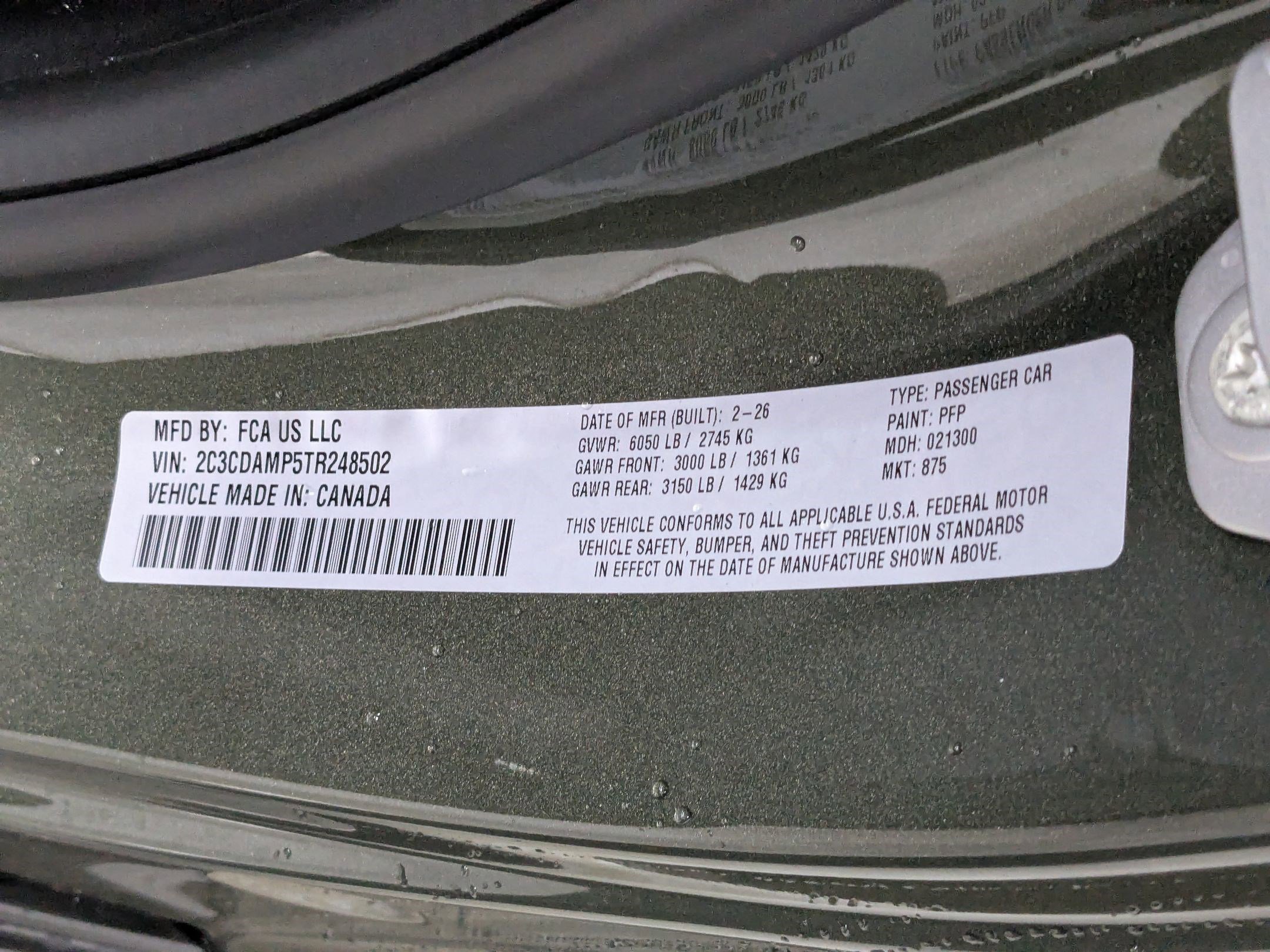 New 2026 Green Machine Exterior Paint Dodge Scat Pack Plus image 19