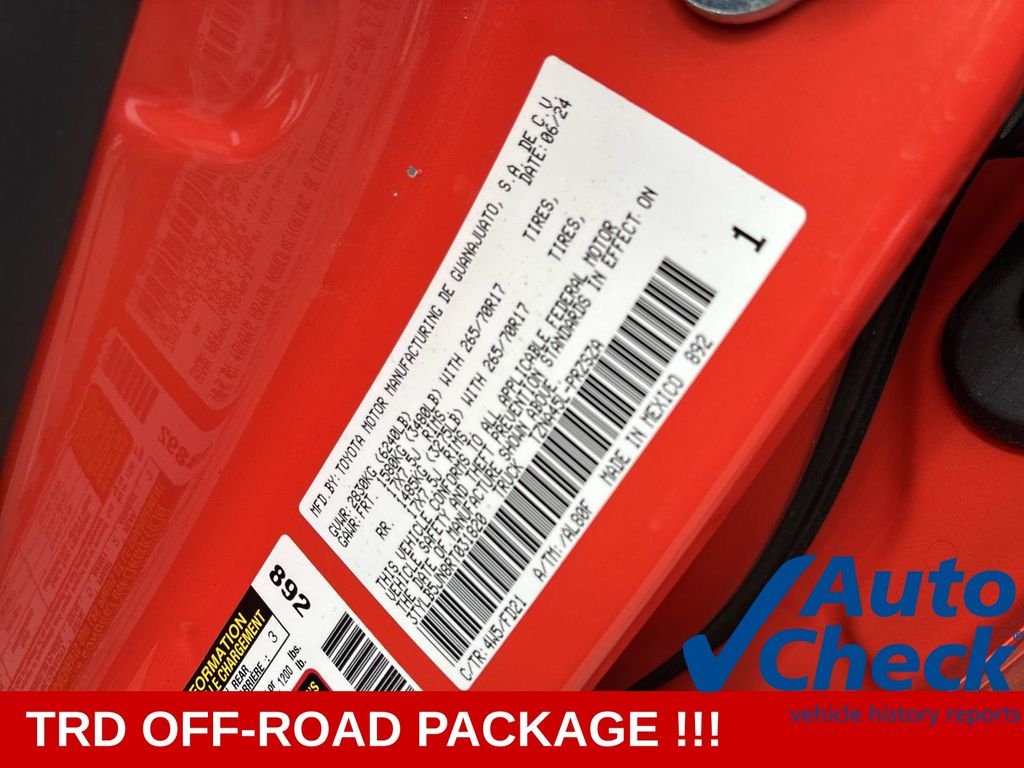 Used 2024 Red Toyota TRD Off-Road image 22