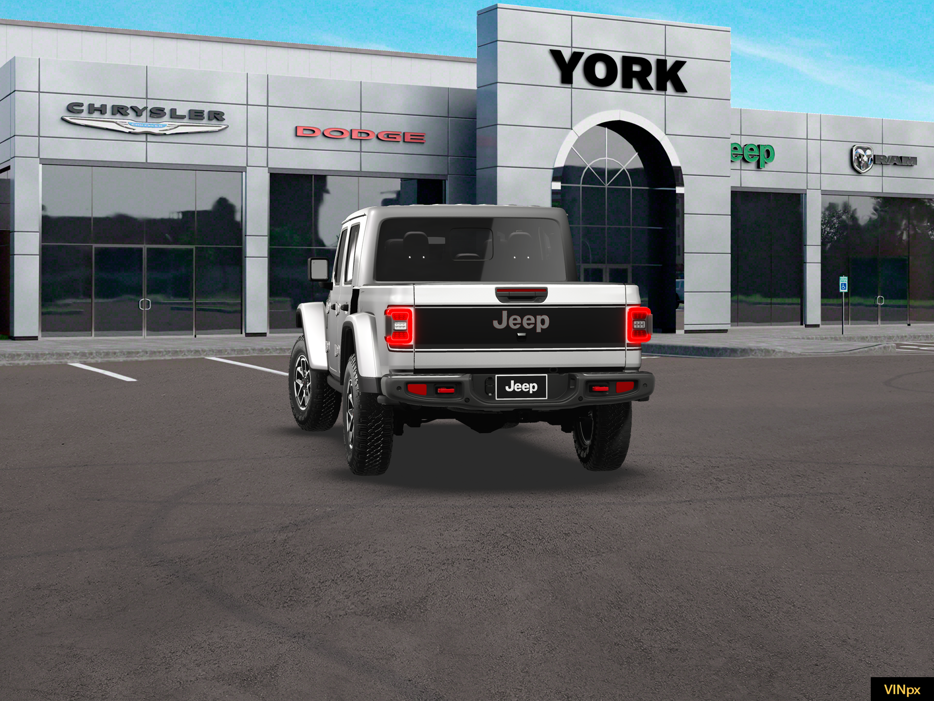 New 2026 Bright White Clear-Coat Exterior Paint Jeep  image 25