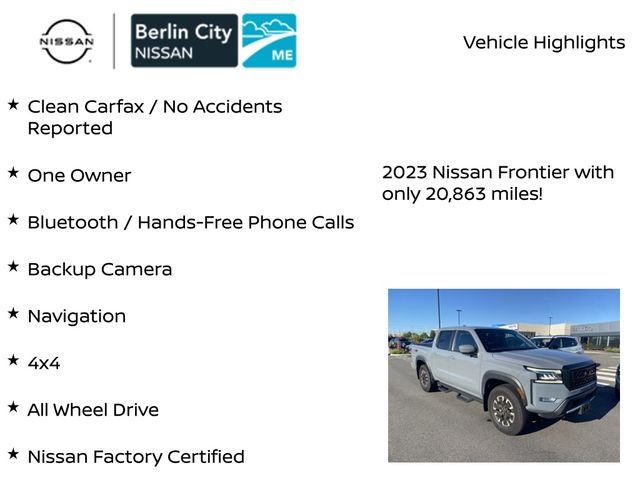 Used 2023 Boulder Gray Nissan PRO-4X image 3