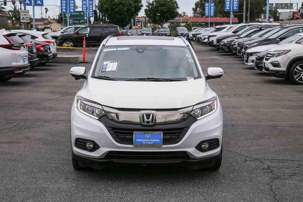 Used 2021 Platinum White Pearl Honda EX image 2