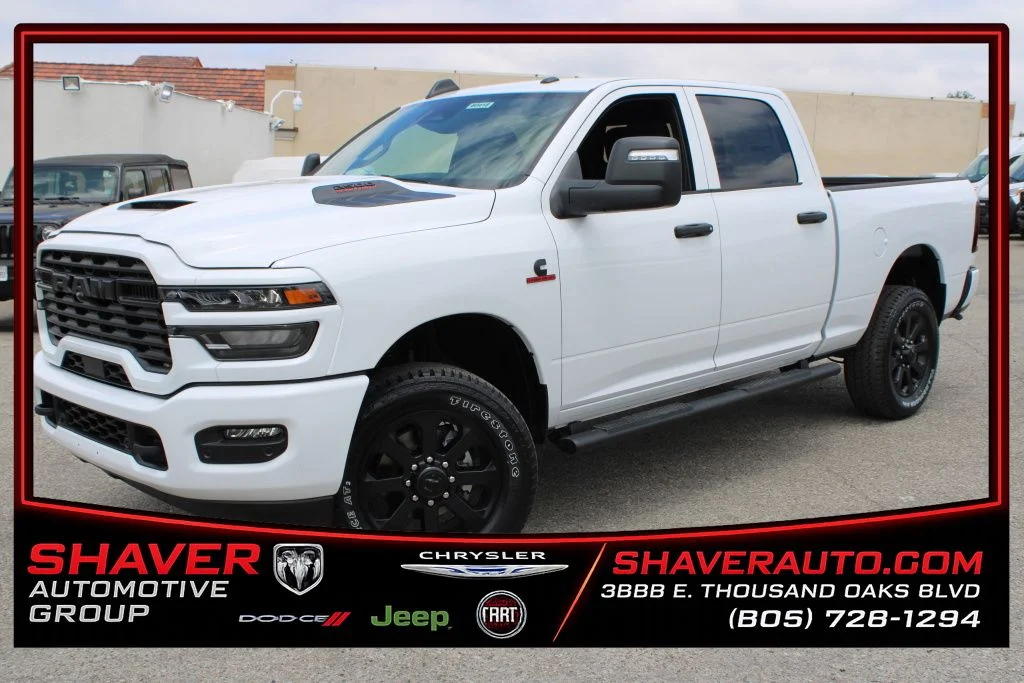New 2026 Bright White Clearcoat Ram Tradesman image 1