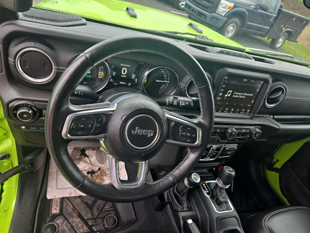 Used 2021 Green Jeep Unlimited Sahara High Altitude 4xe image 15