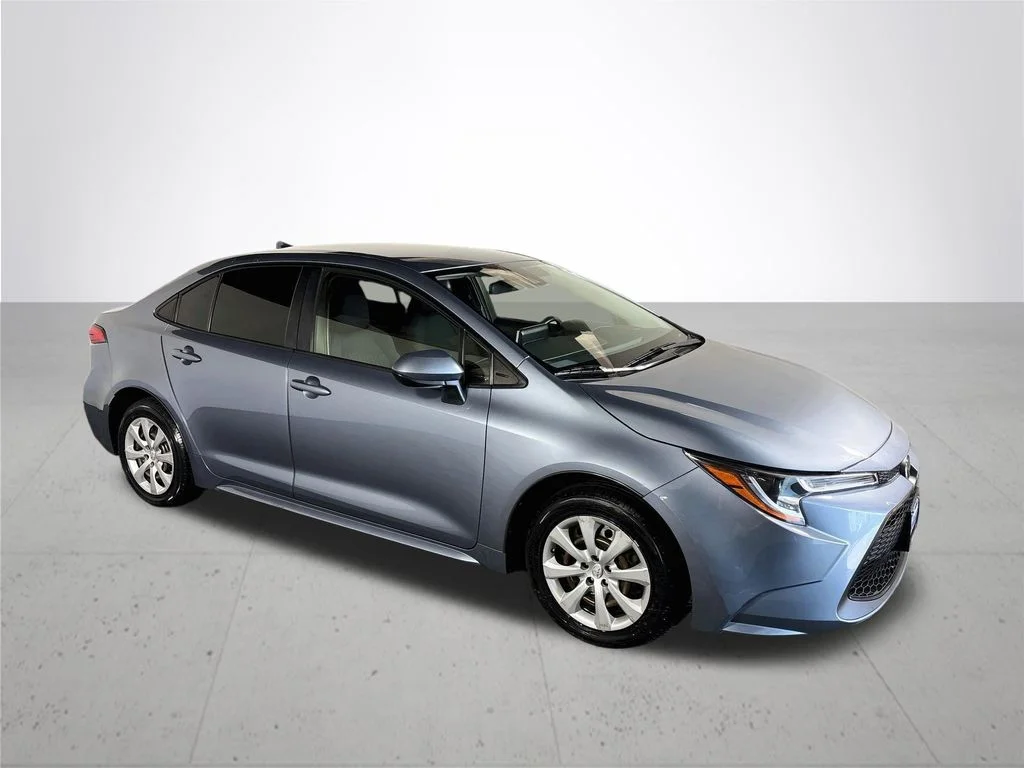 Used 2021 Gray Toyota LE image 4