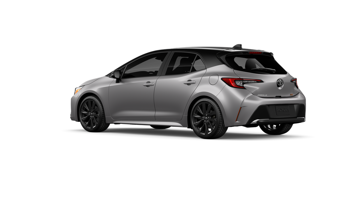 New 2027 Classic Silver Metallic with Black roof Toyota XSE image 6