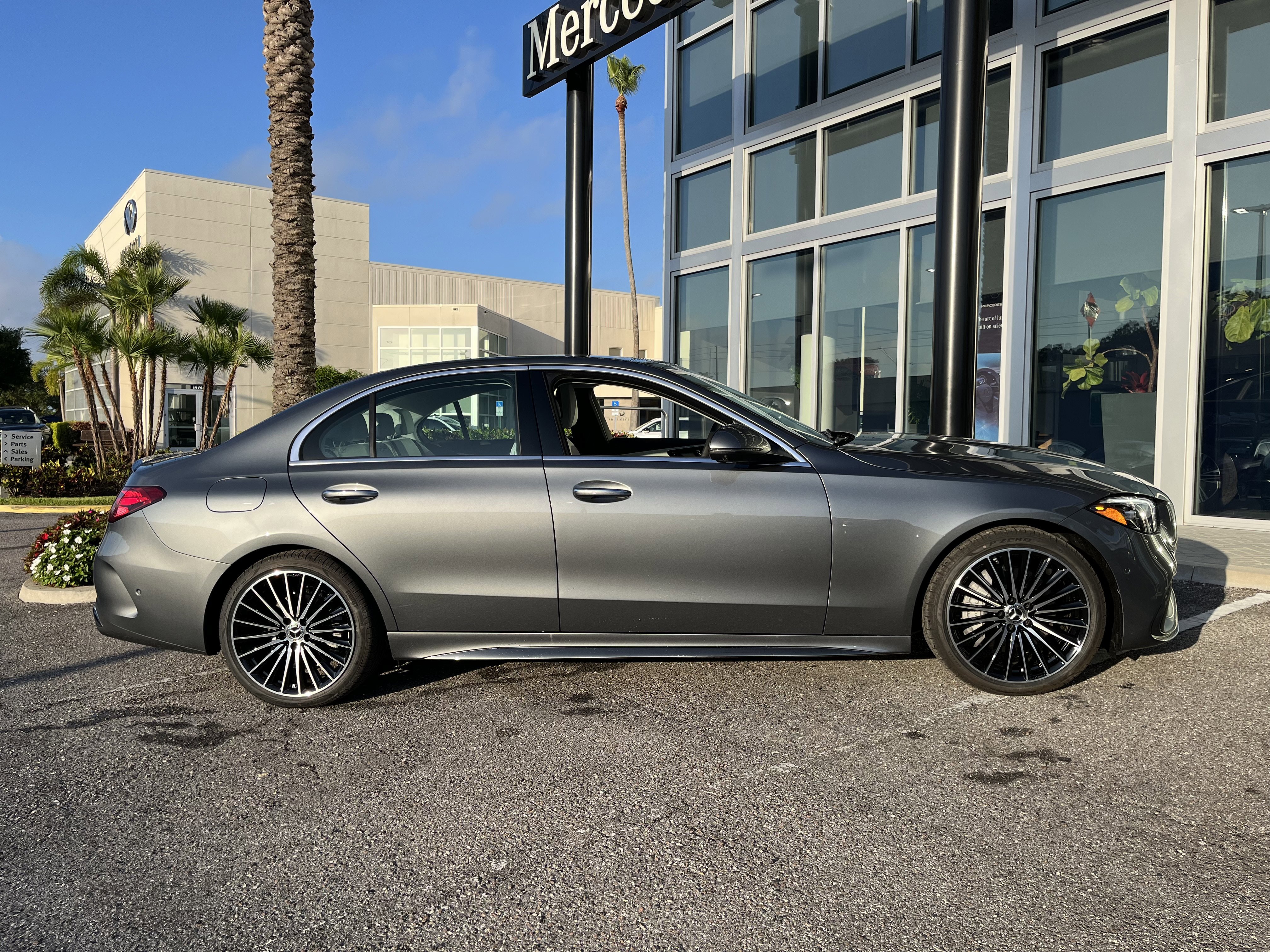 New 2026 Selenite Grey Metallic Mercedes-Benz C 300 image 8