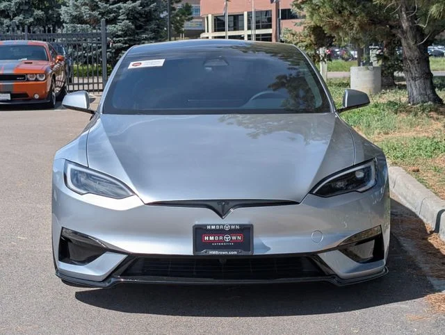 Used 2026 Lunar Silver Tesla Plaid image 6