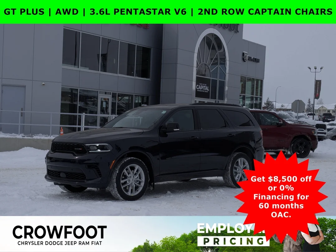 New 2026 night moves Dodge GT Plus - - AWD - 3.6L Pentastar V6 - 2nd Row Captain Chairs & More! image 1