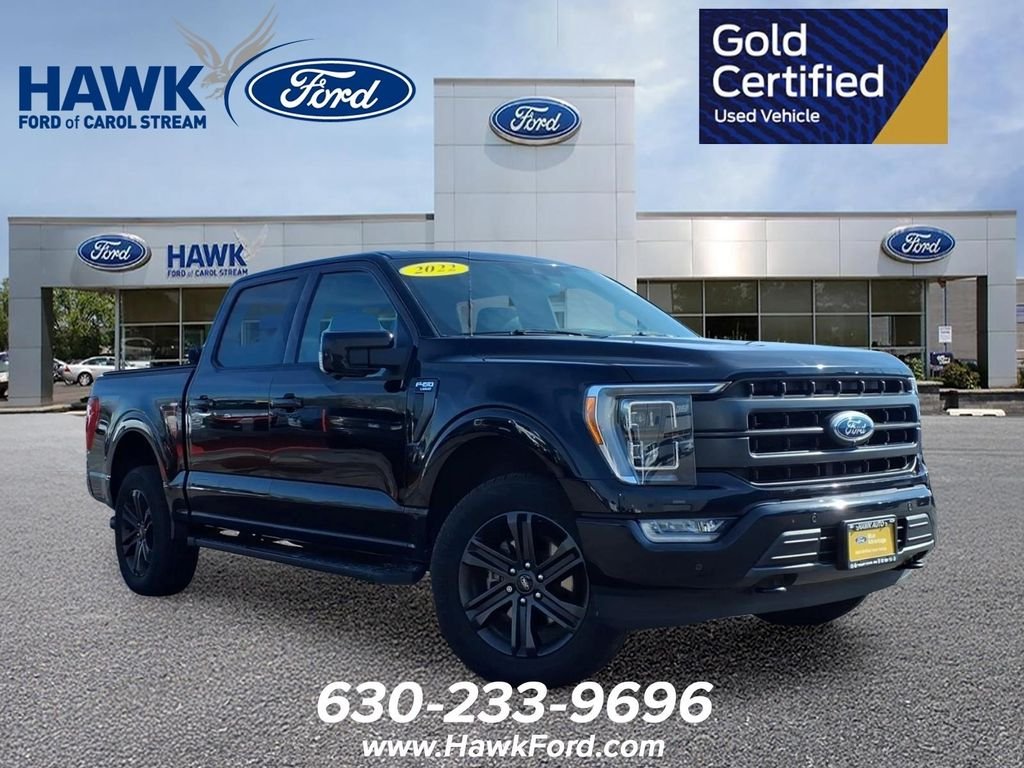 Used 2022 Black Ford Lariat image 1