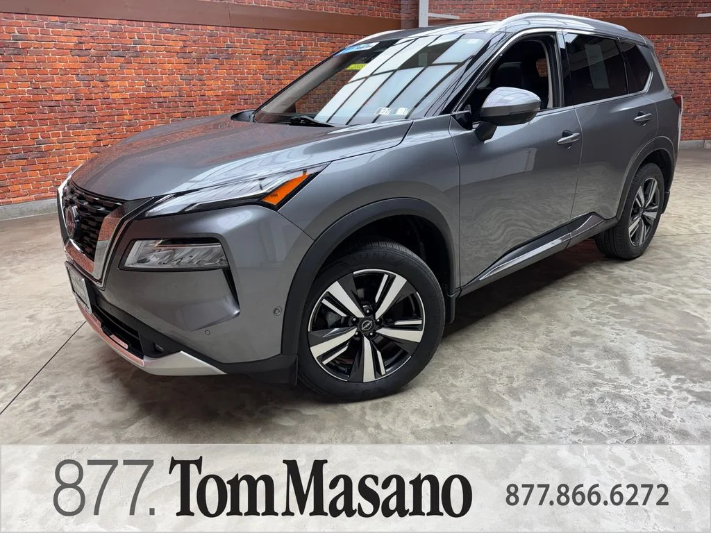 Certified Used 2022 Gun Metallic Nissan Platinum image 1