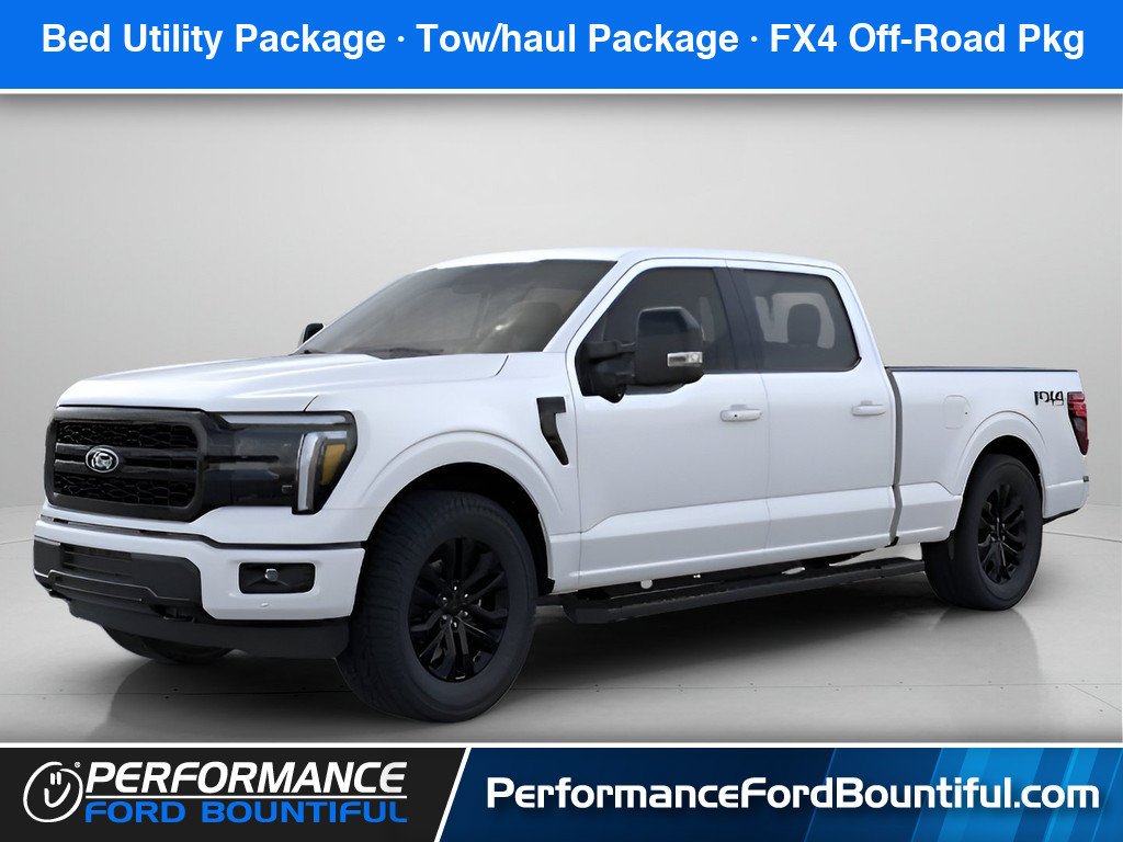 New 2026 Star White Metallic Tri-Coat Ford LARIAT image 1