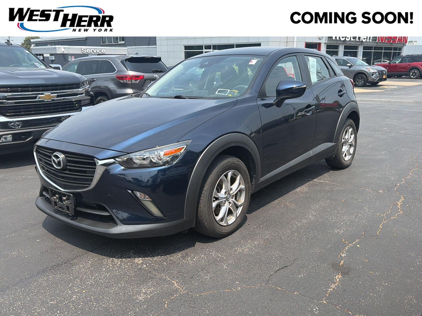 Used 2019 Deep Crystal Blue Mica Mazda Sport image 1