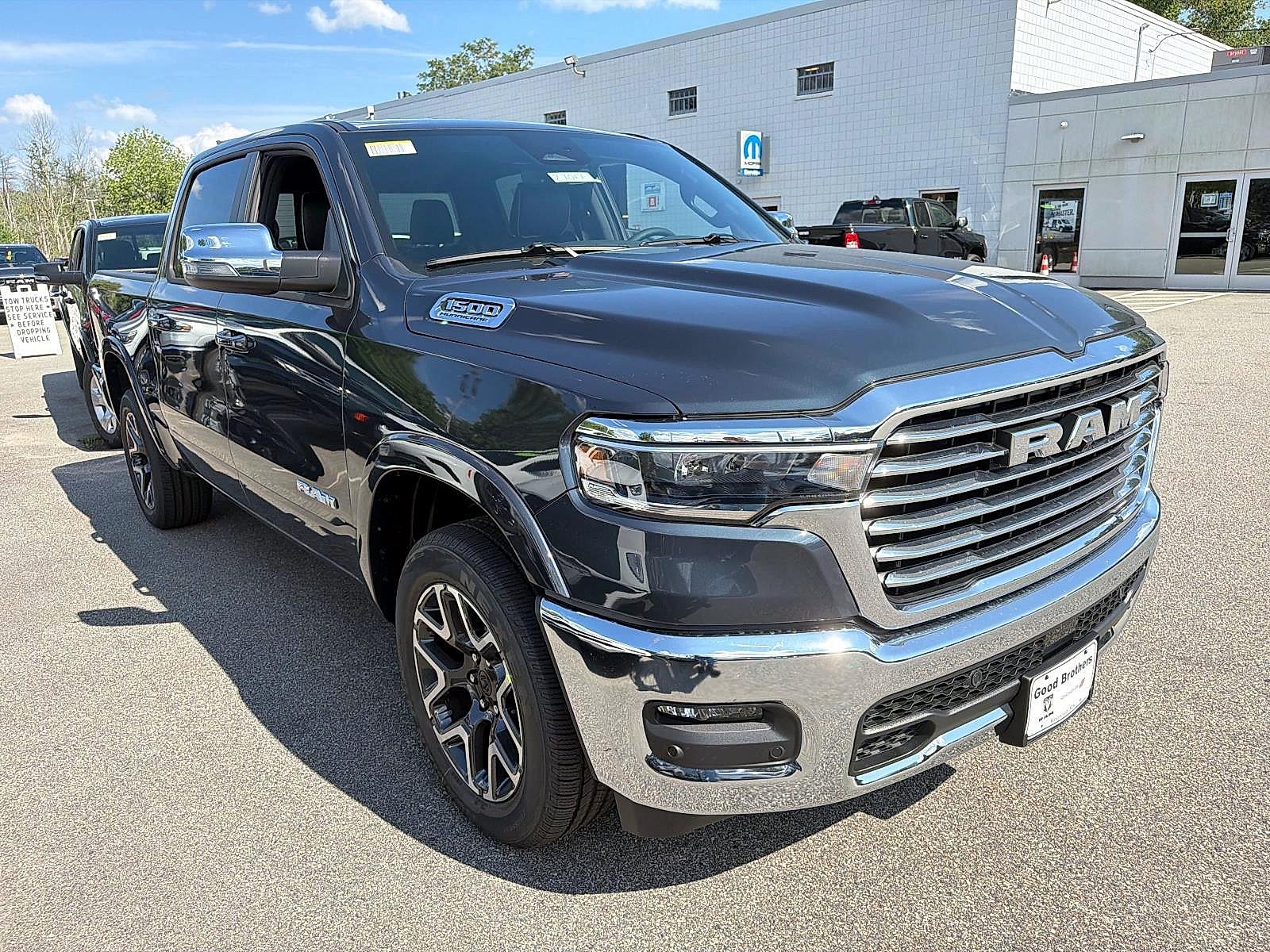 New 2027 Forged Blue Metallic Exterior Paint RAM Laramie image 5