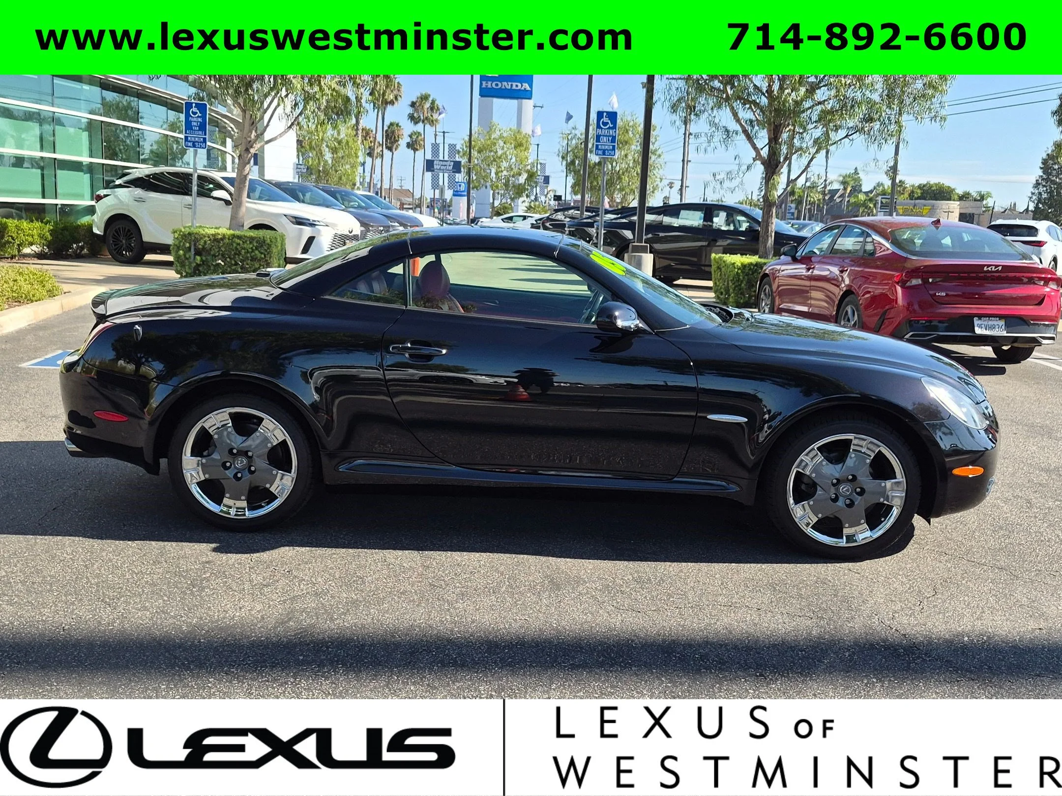Used 2005 Black Diamond Metallic Lexus 2dr Convertible image 4