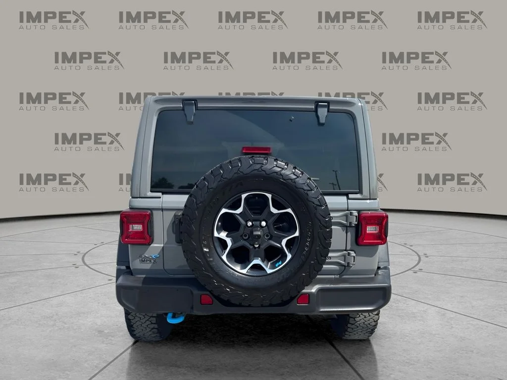 Used 2023 Gray Jeep Rubicon 4xe image 4