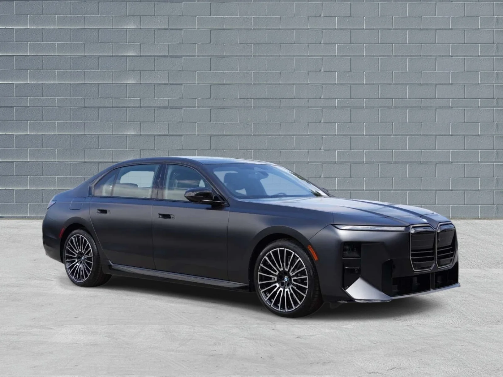 New 2027 Frozen Deep Grey Metallic BMW 740i image 1