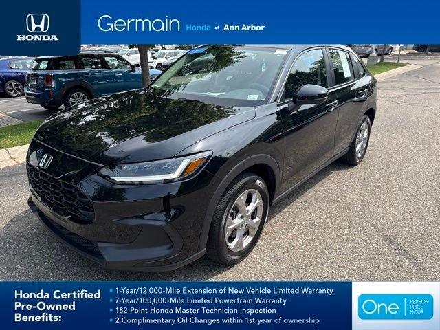 Certified Used 2025 Crystal Black Pearl Honda LX image 1