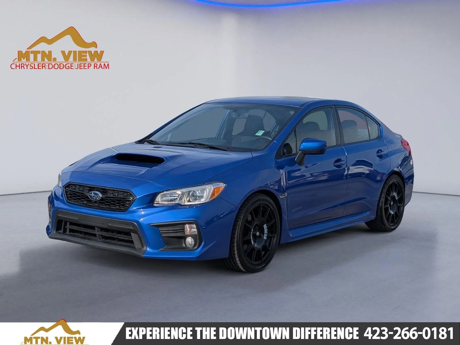 Blue 2021 Subaru WRX Premium AWD Sedan All-Wheel Drive 6-Speed Manual