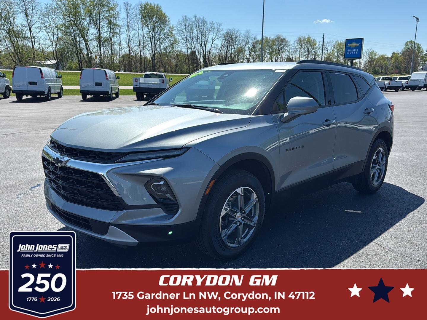 Used 2024 Sterling Gray Metallic Chevrolet 2LT image 1