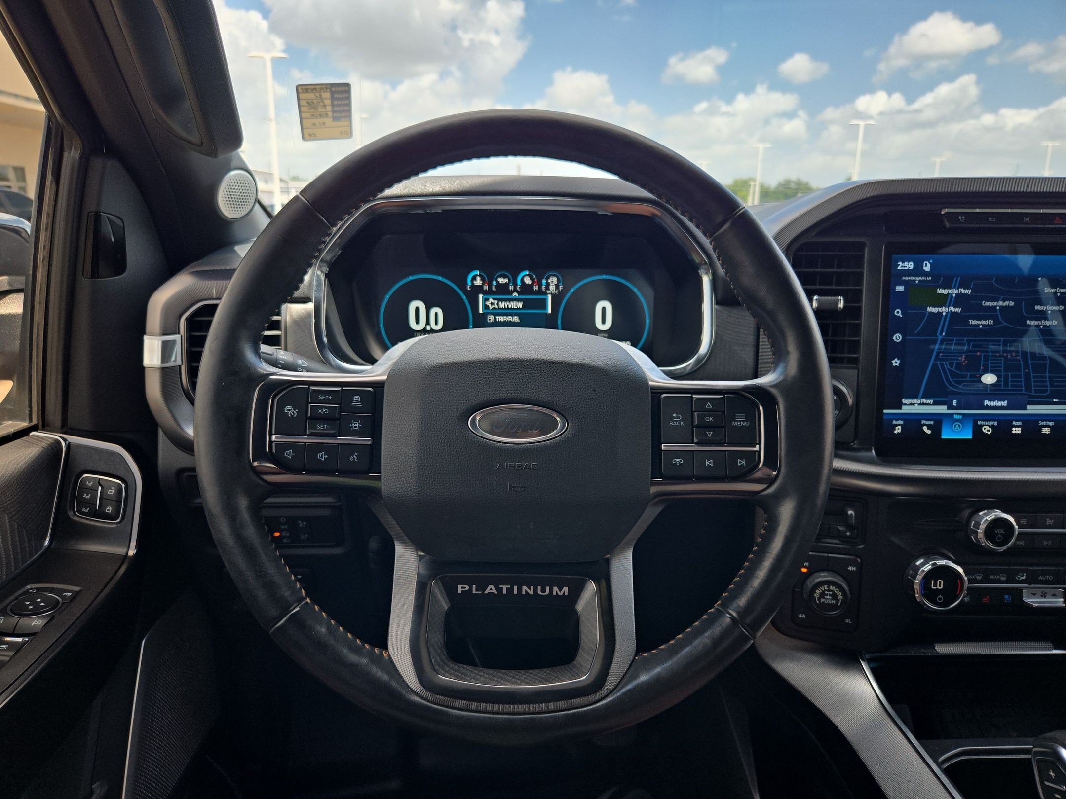 Used 2021 Agate Black Metallic Ford Platinum image 14
