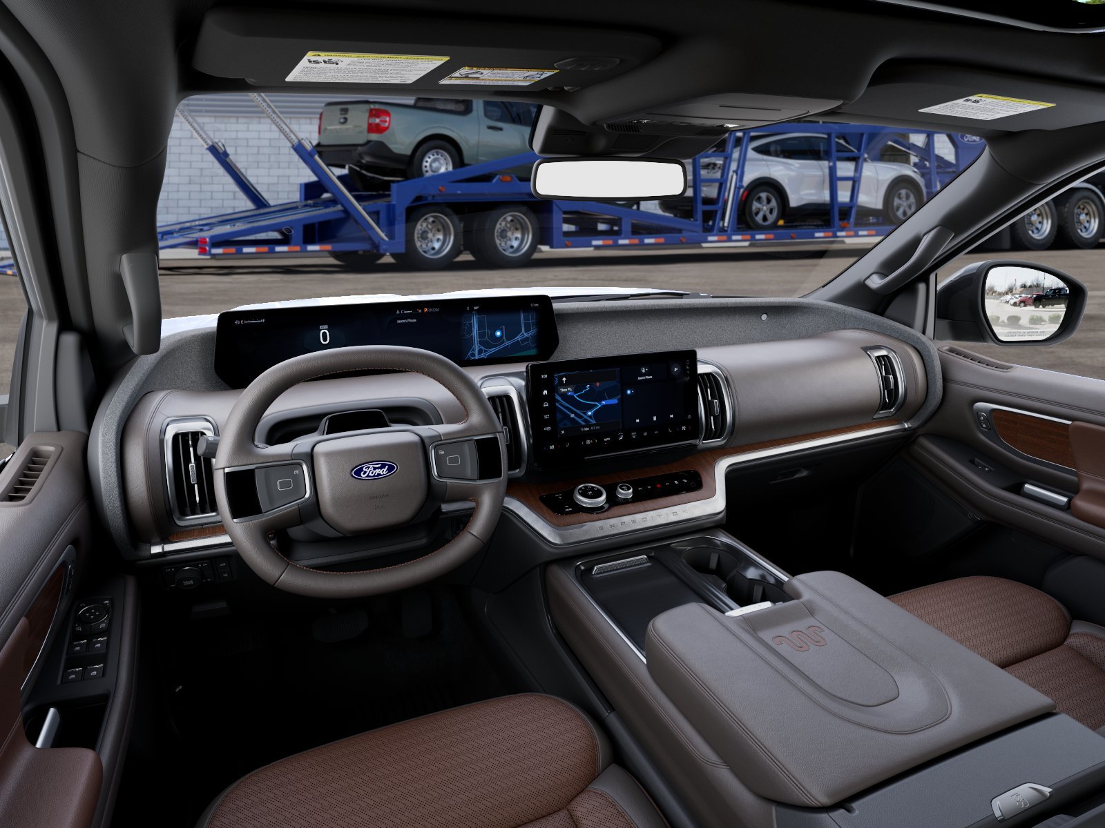 New 2027 Star White Metallic Tri-Coat Ford King Ranch image 9