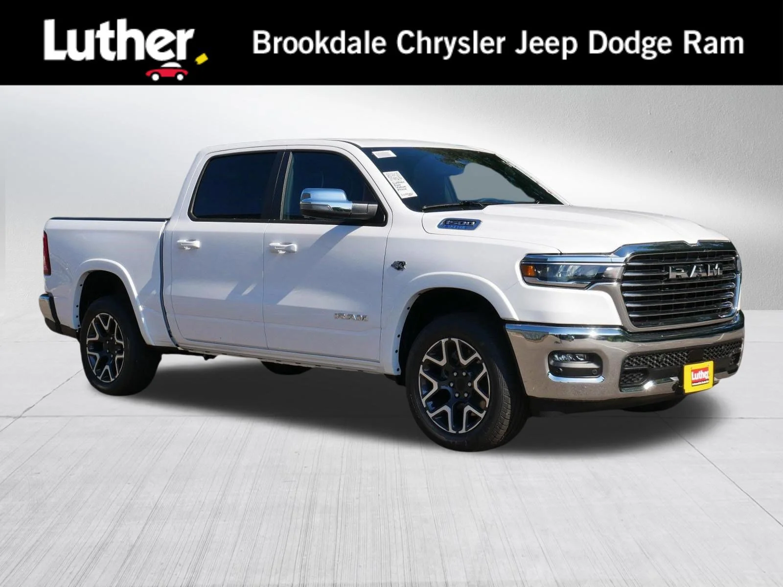 New 2026 Bright White Clear-Coat Exterior Paint RAM Laramie image 1