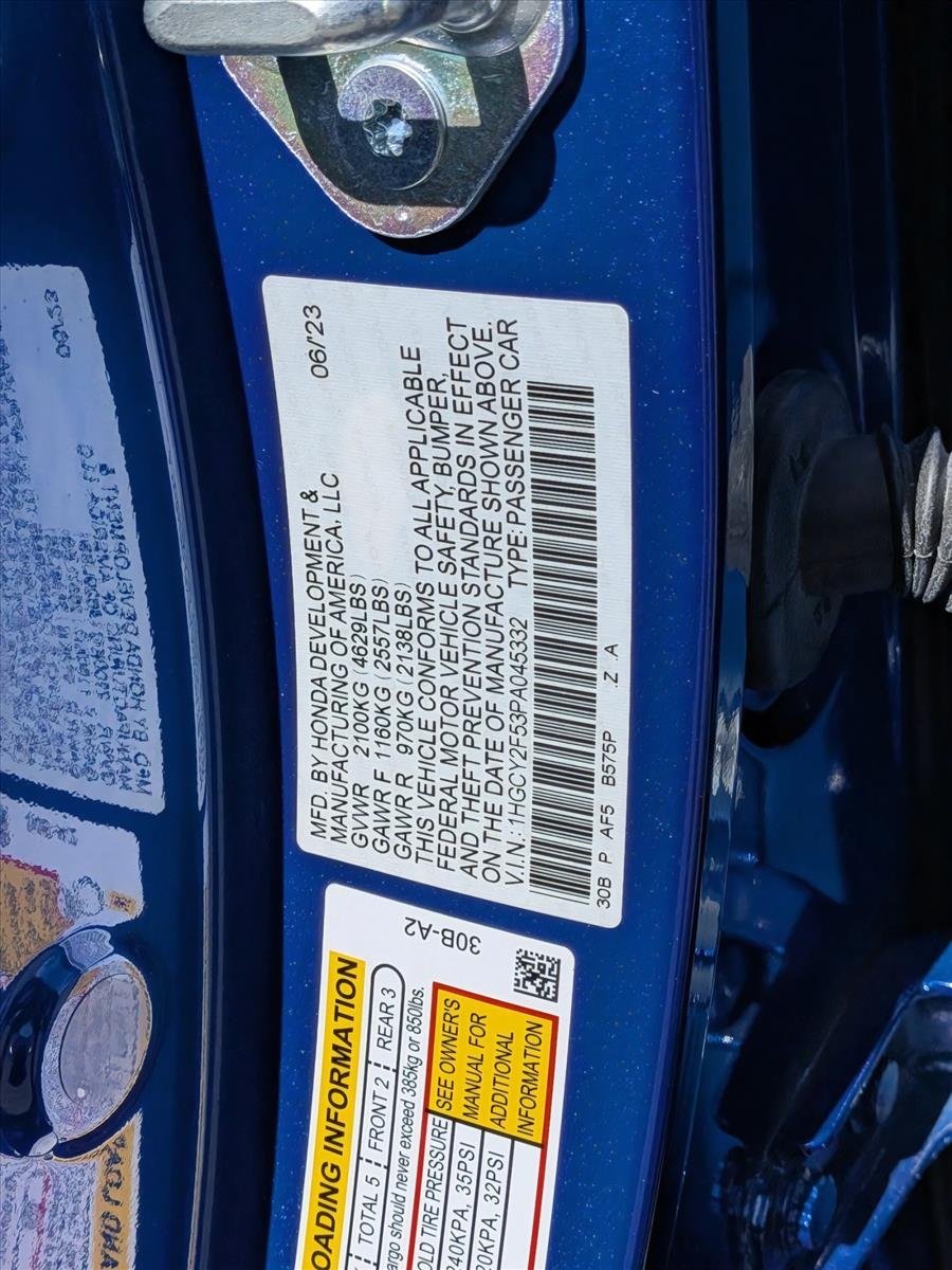 Used 2023 Still Night Pearl Honda Sport image 25