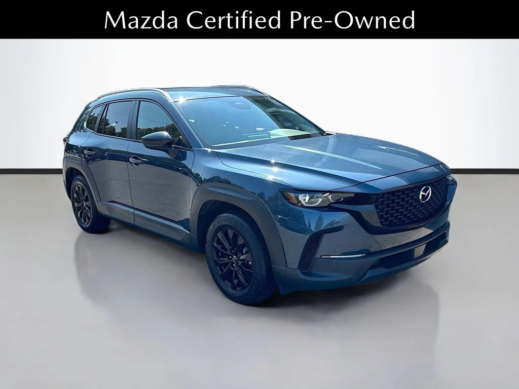 Certified Used 2025 Blue Metallic Mazda 2.5 S Preferred Package image 1