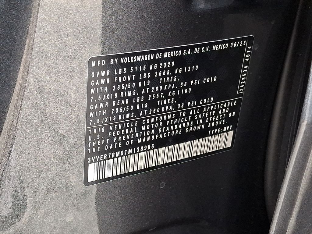 New 2026 Gray Volkswagen 2.0T SE image 11