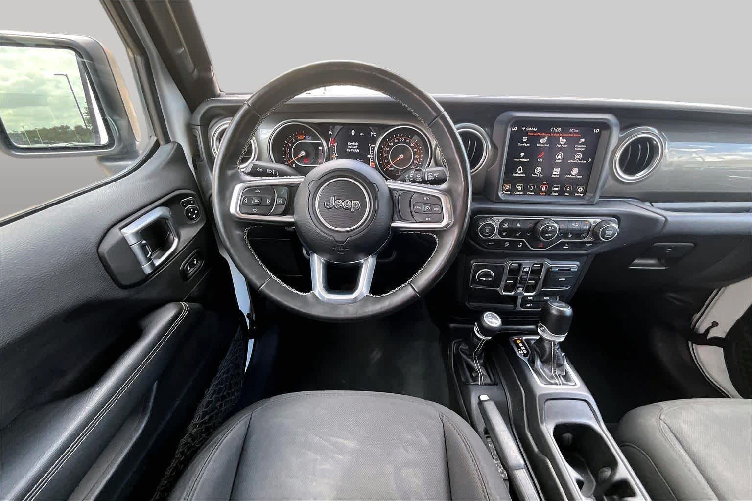 Used 2023 Bright White Clearcoat Jeep Sahara image 6