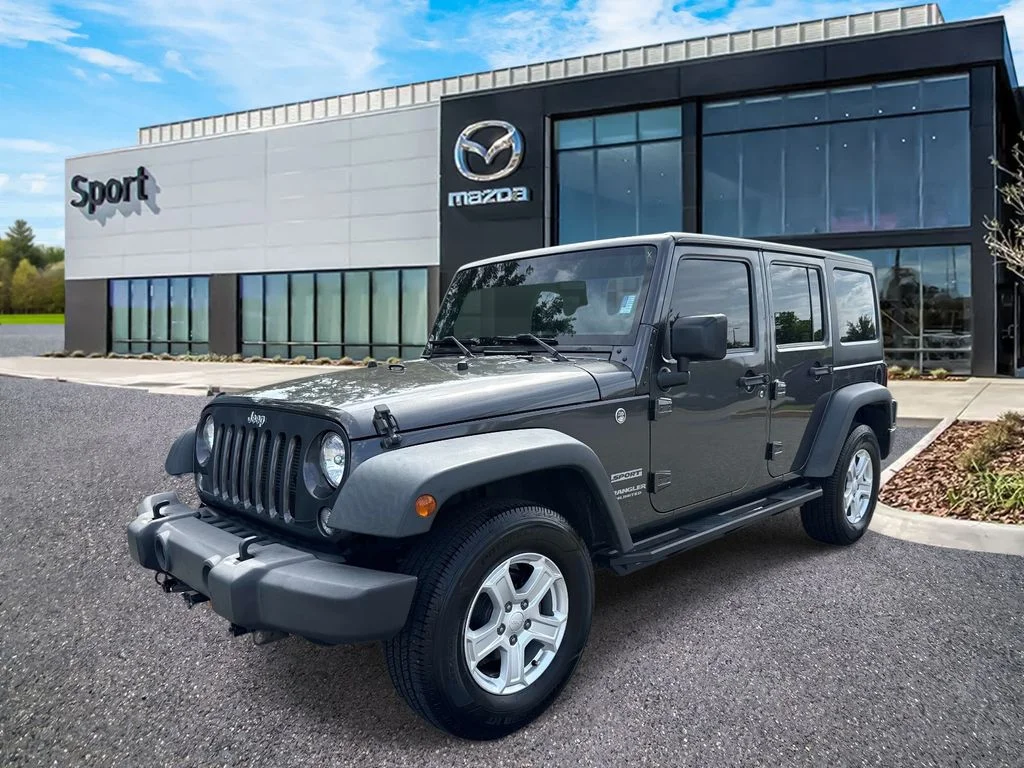 Used 2017 Gray Jeep Unlimited Sport image 7