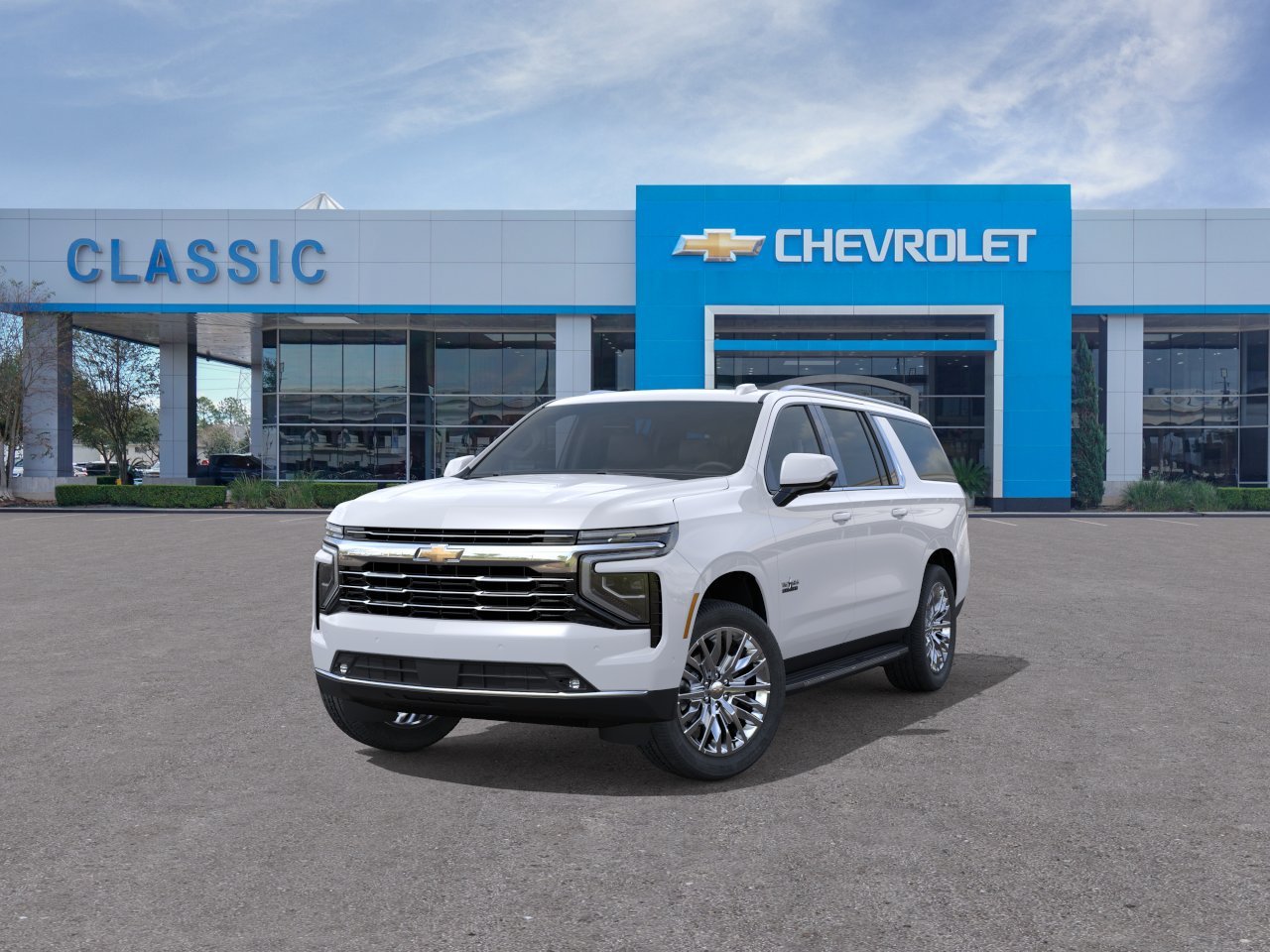 2026 Chevrolet Suburban LT White at Classic Elite Chevrolet Hwy 6