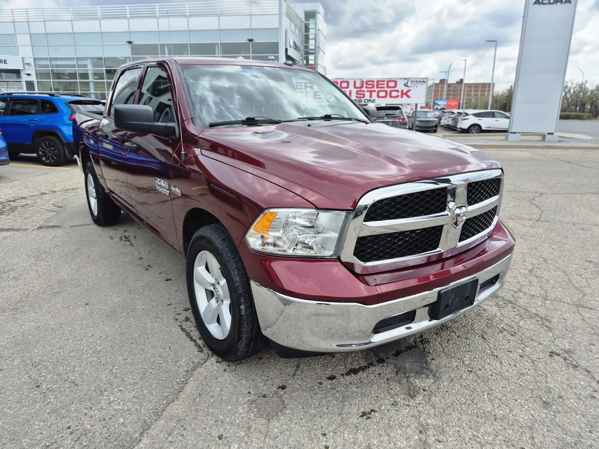 Certified Used 2023 Red Pearl Ram SLT 4x4*6 Pass | 5.7L HEMI | Velvet Red Pearl | Htd Mirrors | Tow Package | Box Liner image 5