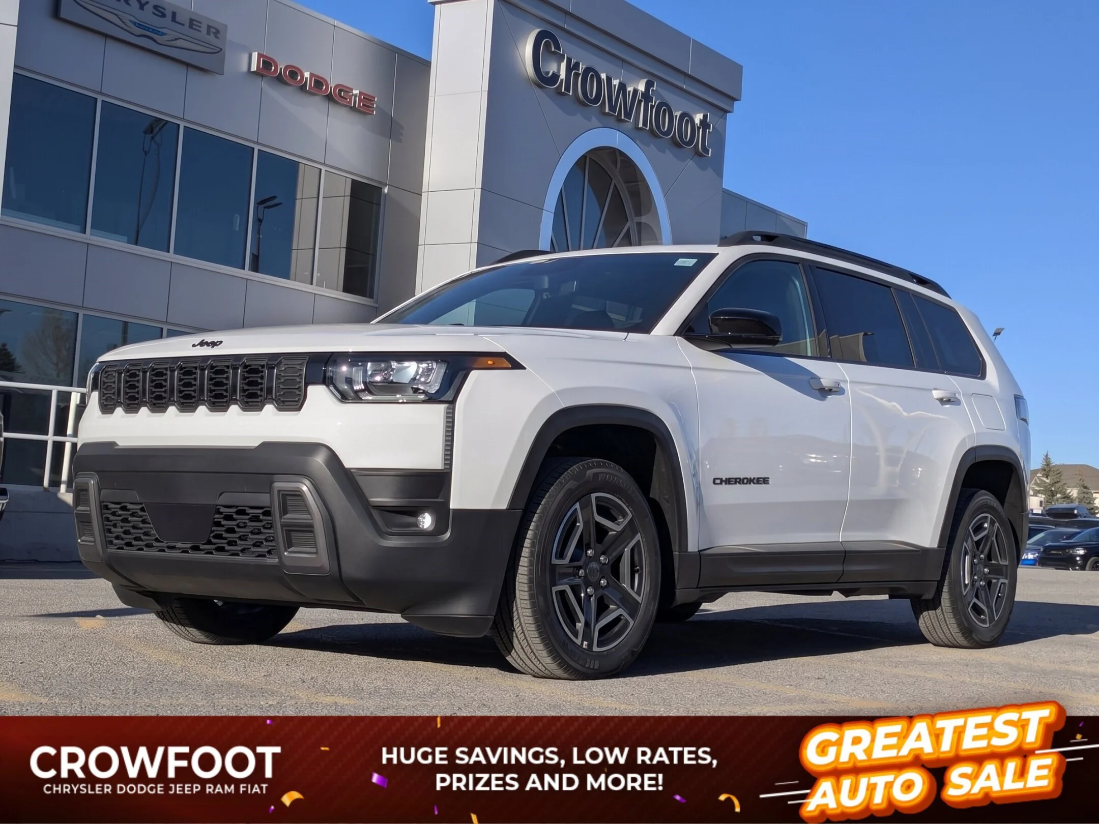 New 2026 White Jeep Limited - - Hybrid - Tech Grp - Uconnect 5 NAV - 9 Spkr Audio - Mopar Interior Pkg & More! image 1