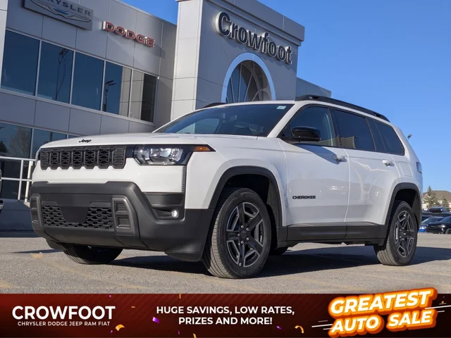2026 Jeep Cherokee Limited - - Hybrid - Tech Grp - Uconnect 5 NAV - 9 Spkr Audio - Mopar Interior Pkg & More!