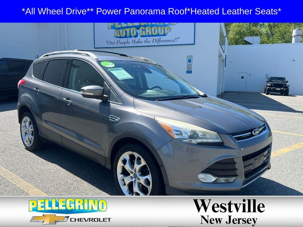 Gray 2013 Ford Escape Titanium AWD SUV / Crossover All-Wheel Drive