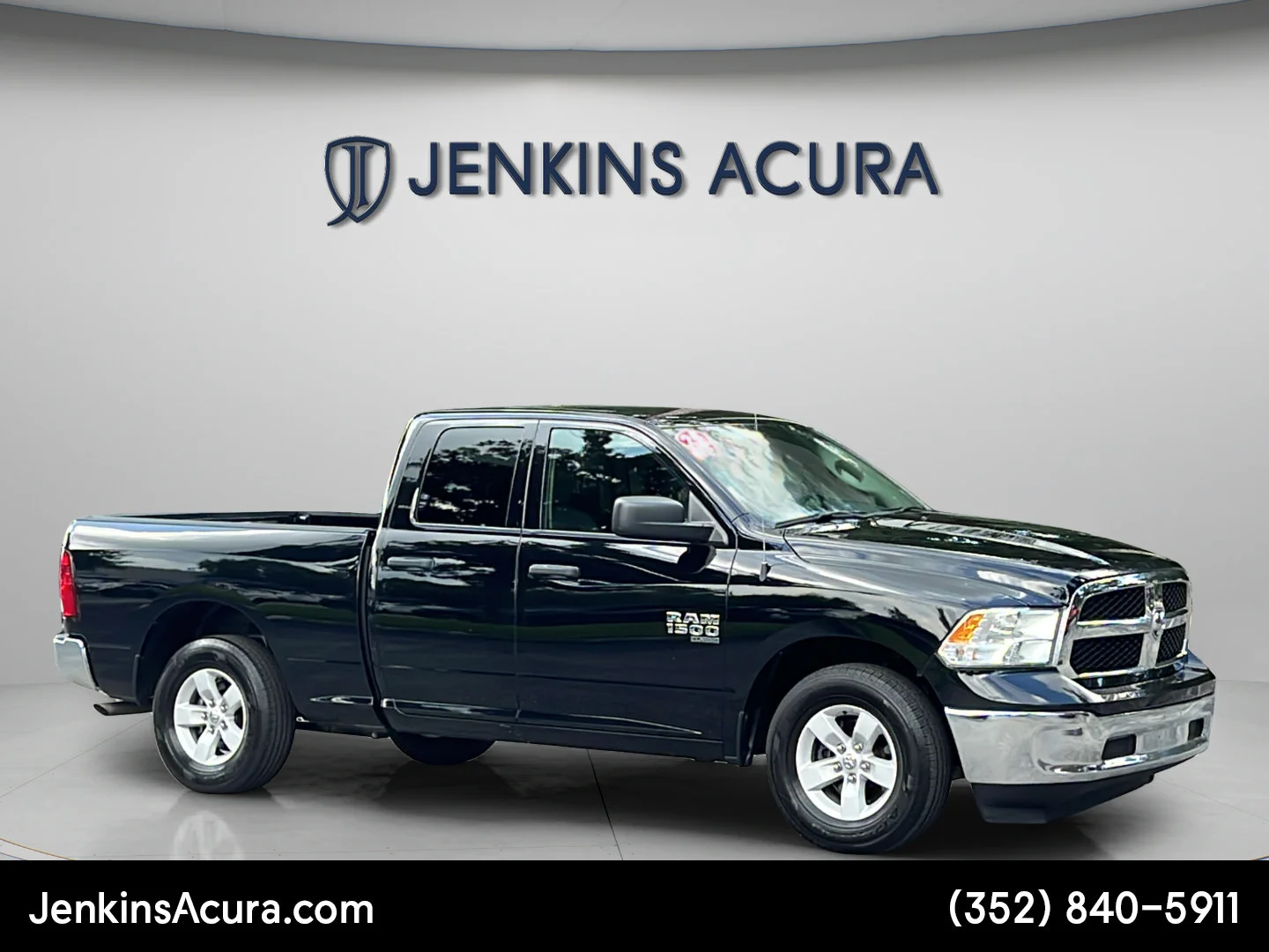 Used 2024 Diamond Black Crystal Pearlcoat Ram SLT image 1