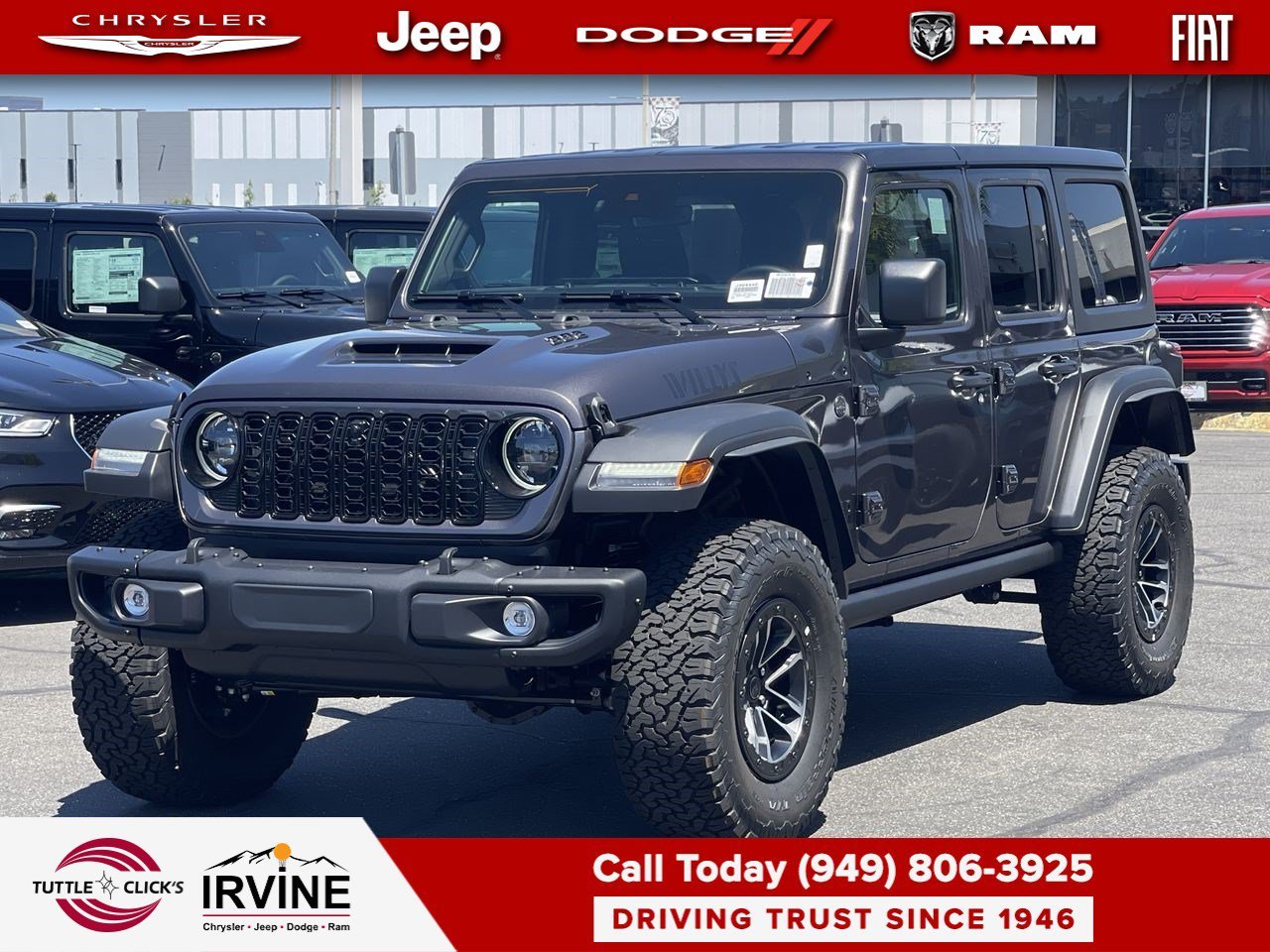 New 2026 Granite Crystal Metallic Clearcoat Jeep Willys 392 image 3