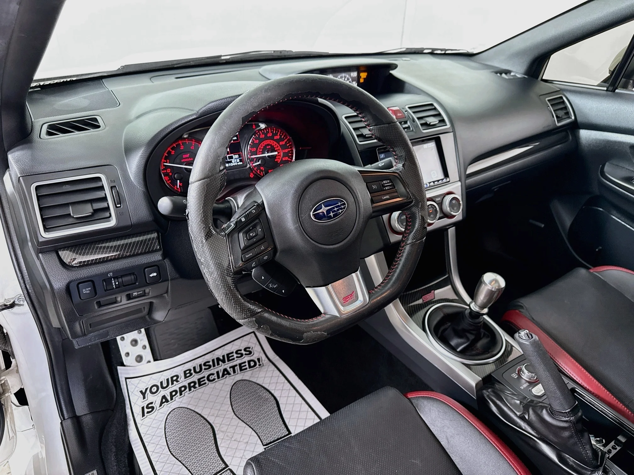 Used 2017 Crystal White Pearl Subaru STI Limited image 14