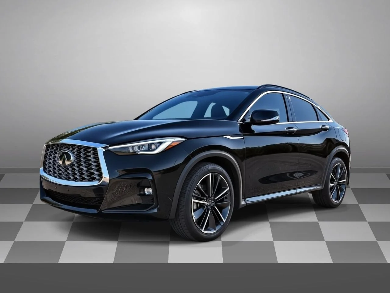 Certified Used 2025 Black Obsidian INFINITI Sensory image 3