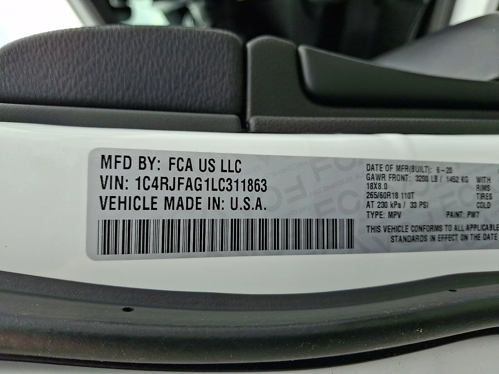 Certified Used 2020 White Jeep Laredo image 28