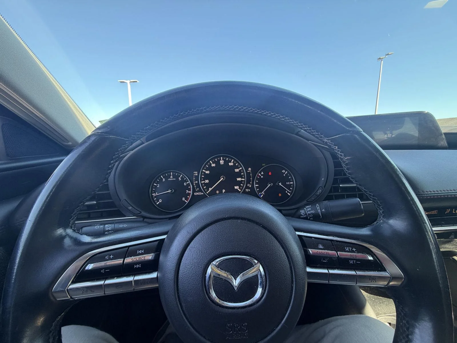 Used 2022 Polymetal Gray Metallic Mazda Carbon Edition image 15