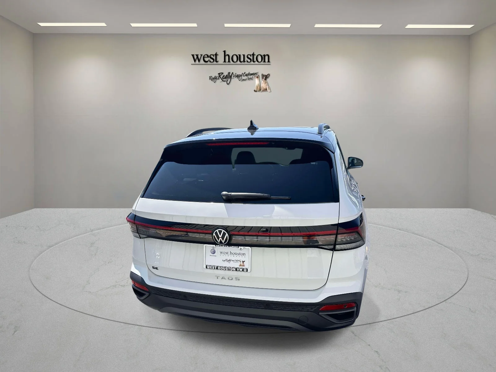Used 2026 Pure White w/Deep Black Roof Volkswagen SE Black image 6