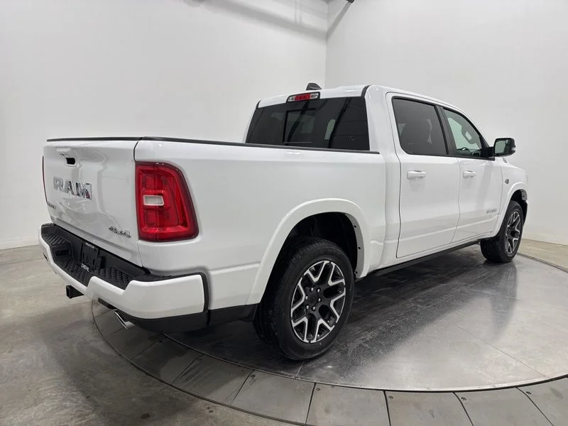 New 2026 Bright White Clear-Coat Exterior Paint RAM Laramie image 7