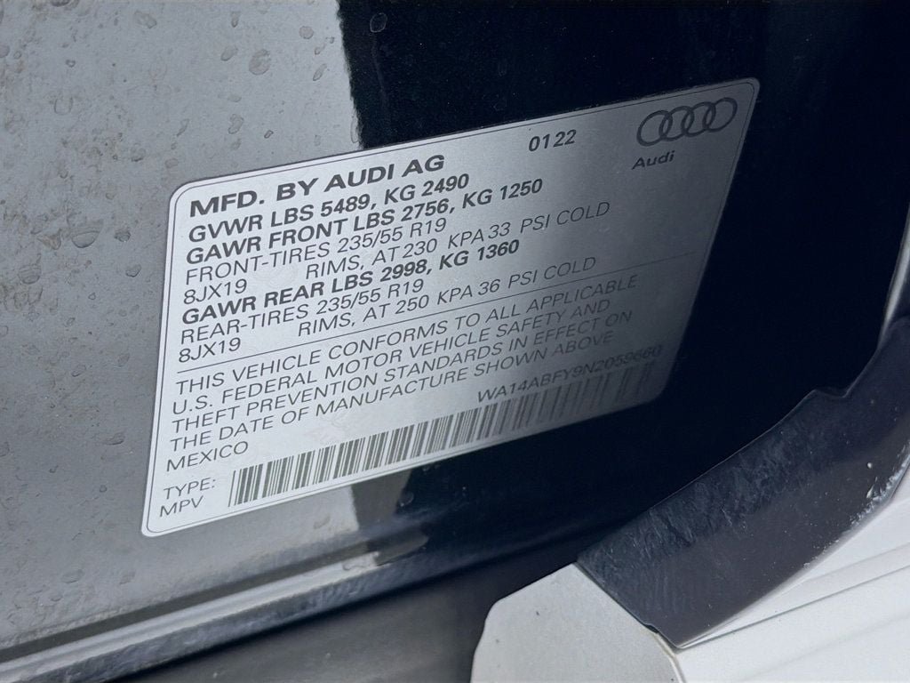 Used 2022 Mythos Black Metallic Audi S line Premium 45 TFSI quattro image 32