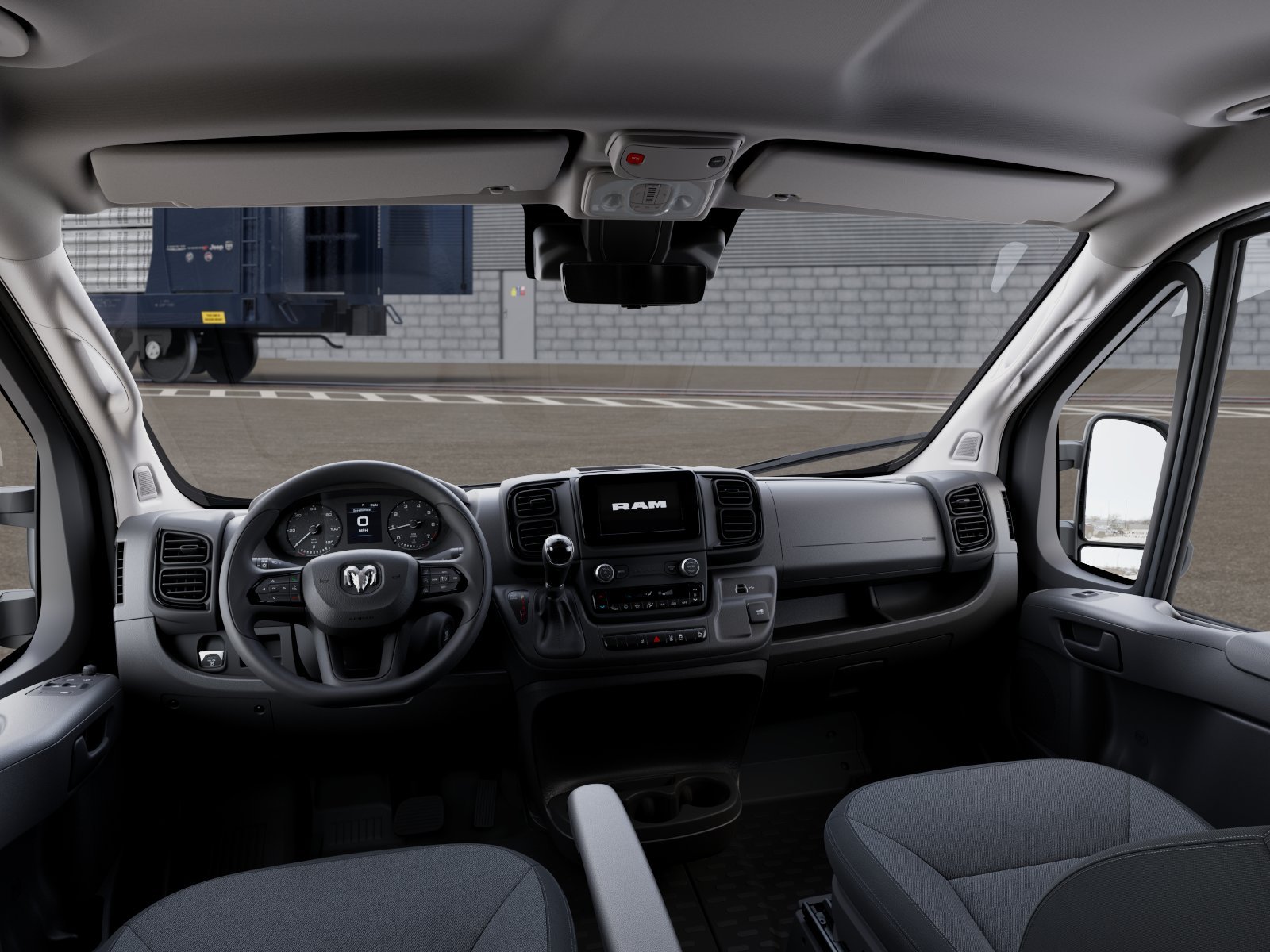 New 2026 Ceramic Gray Clear-Coat Exterior Paint RAM High Roof image 8