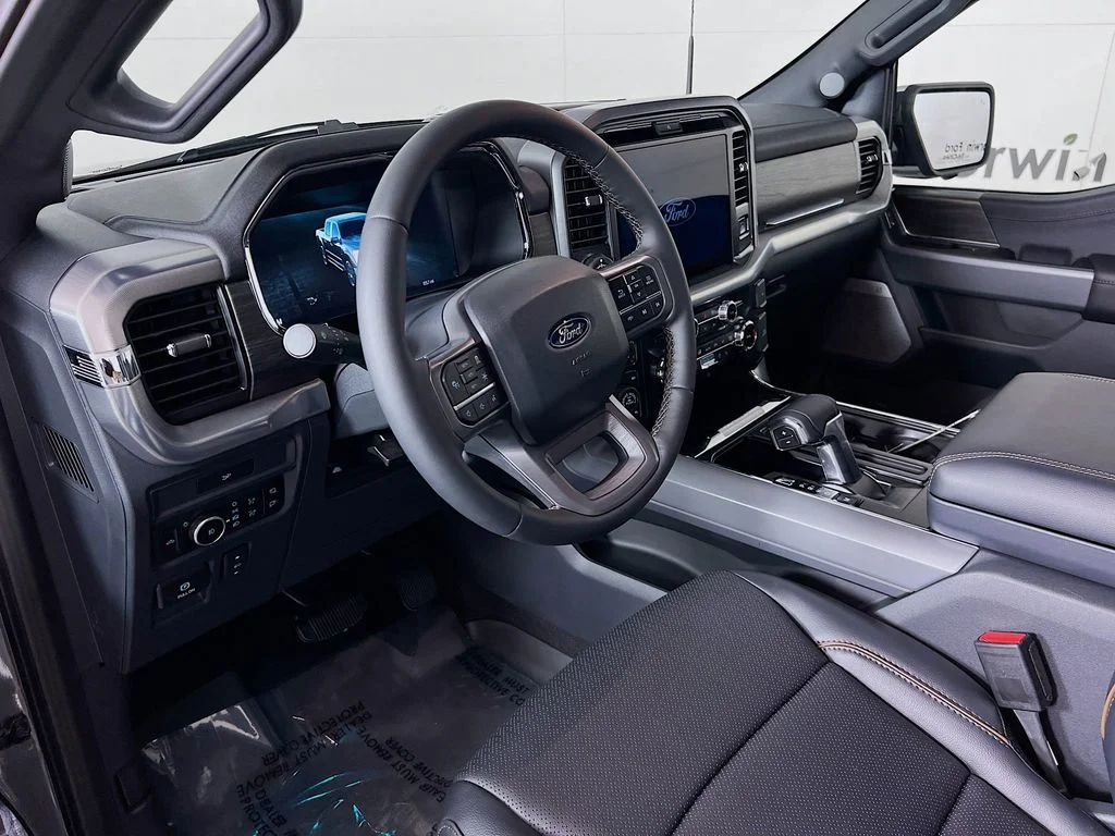 New 2026 Carbonized Gray Metallic Ford Lariat image 3