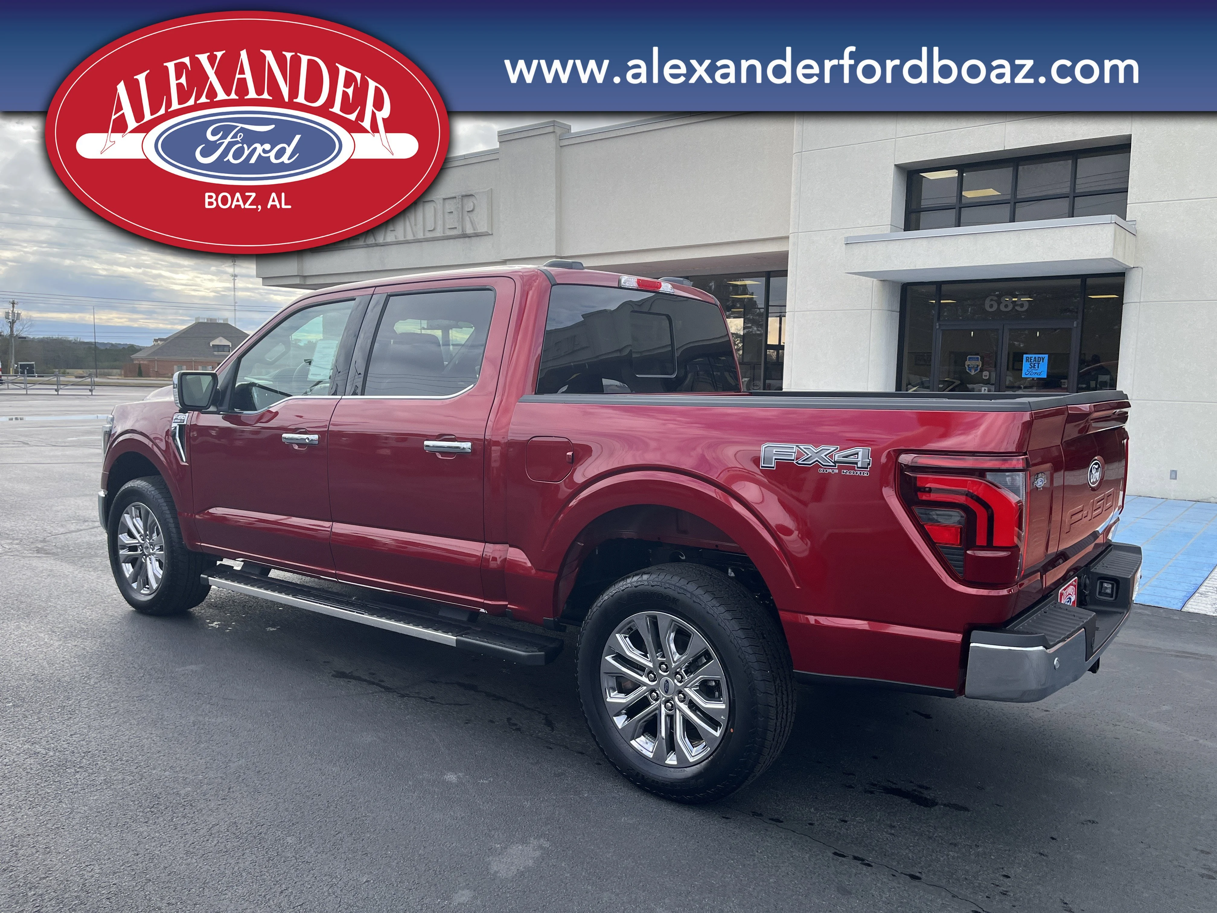 New 2026 Ruby Red Metallic Tinted Clearcoat Ford Lariat® image 2