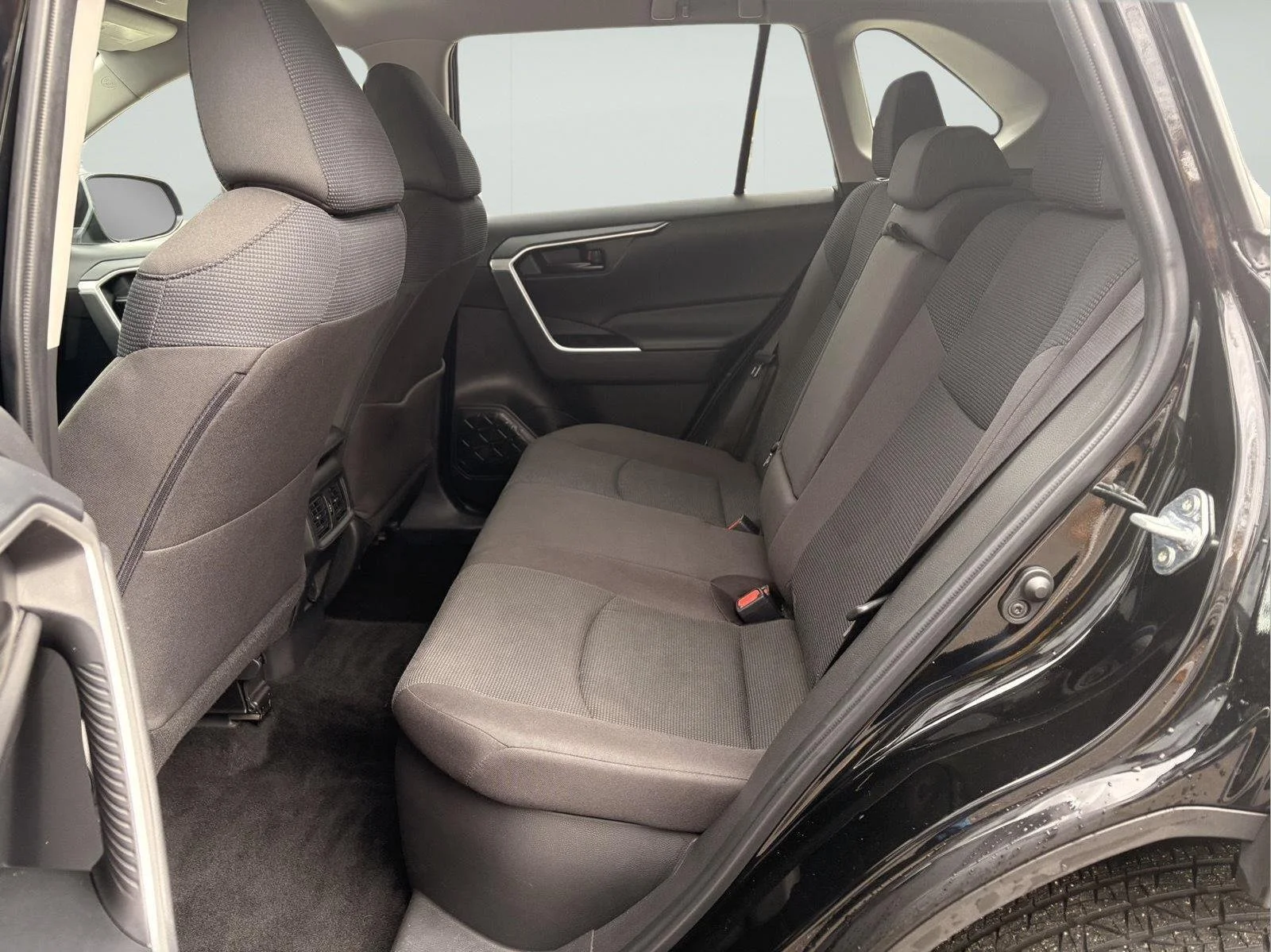 Used 2025 Midnight Black Metallic Toyota Hybrid LE image 9
